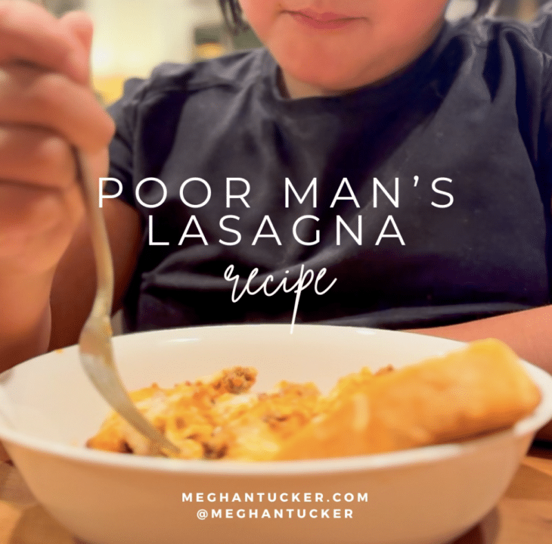 Poor Man’s Lasagna Recipe